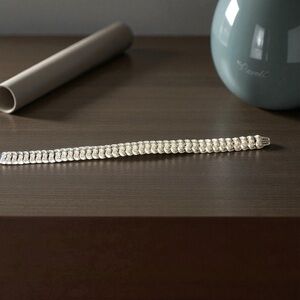 Beautiful Silver 925 Diamond Accent Tennis Bracelet